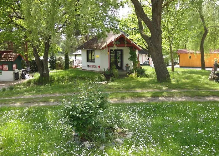 Bernsteinsee Blockhaus Ferienhaus *